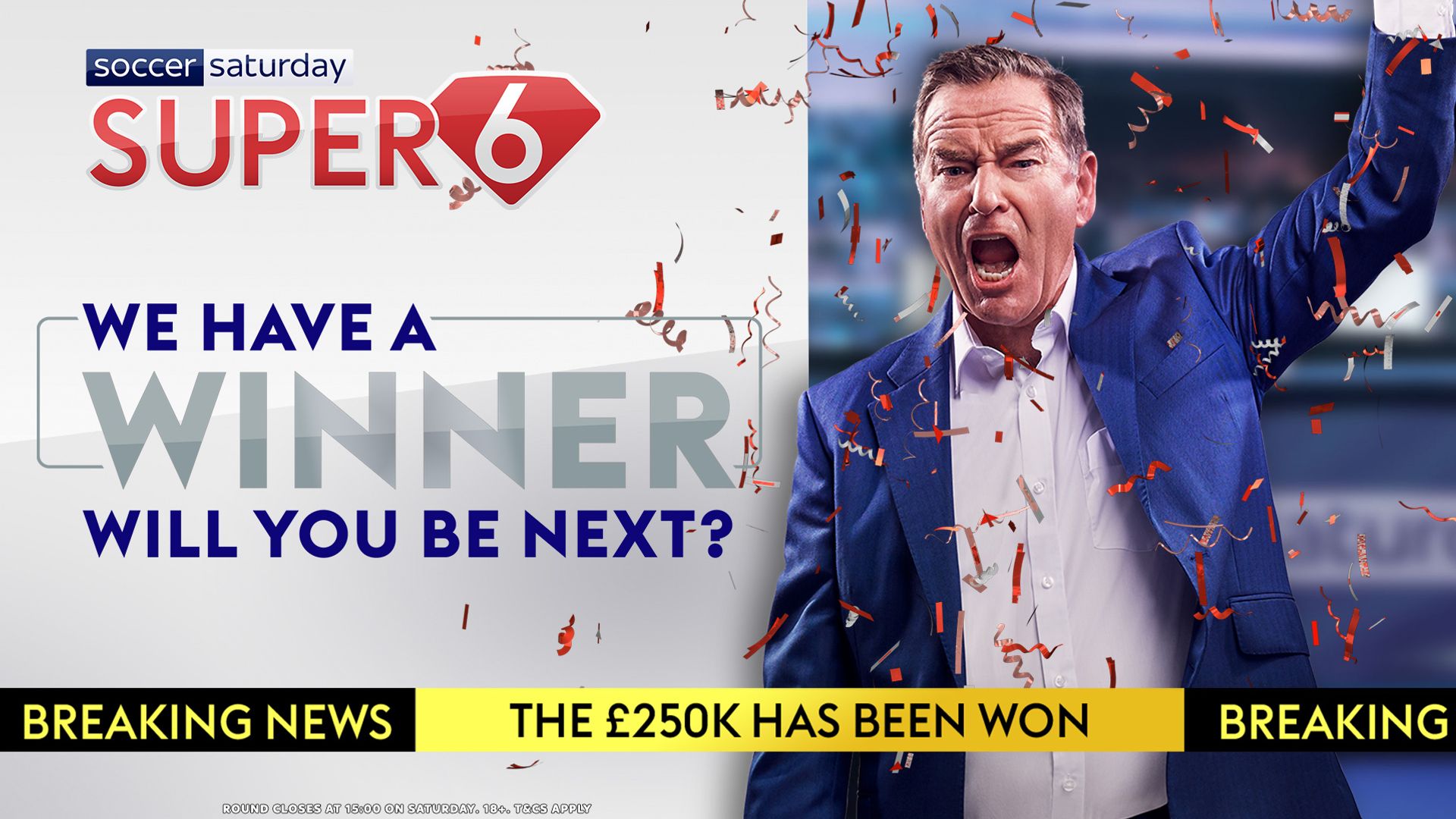 Super 6 £250,000 jackpot? Completed it! Super 6 £250,000 jackpot? Completed it!