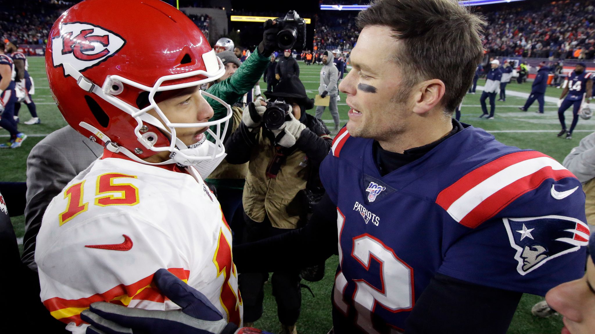 Photos: Tom Brady, Patrick Mahomes advance to Super Bowl LV - Los Angeles  Times