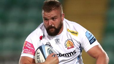 Tomas Francis was part of the Exeter squad that won the Premiership and Champions Cup double in 2020