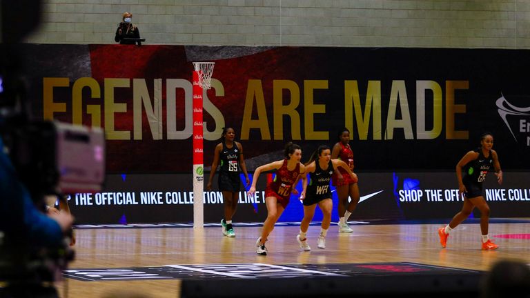 Vitality Netball Superleague All Stars y Vitality Roses jugarán dos partidos más esta semana en Loughborough (Crédito: Ben Lumley)