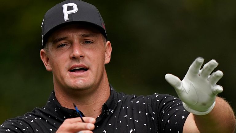 Bryson DeChambeau complained of illness after his second round at the Masters