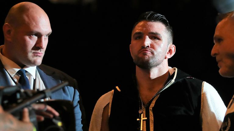 Hughie Fury was aiming for a world title that Tyson had held