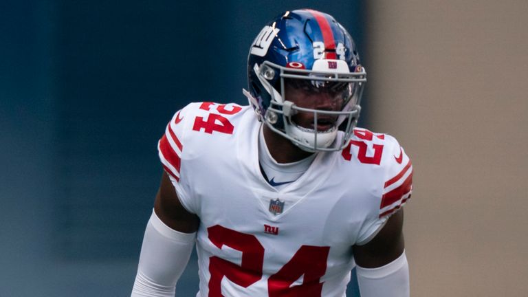 Le Demi De Coin Des Giants De New York James Bradberry.  (Photo Ap / Stephen Brashear)