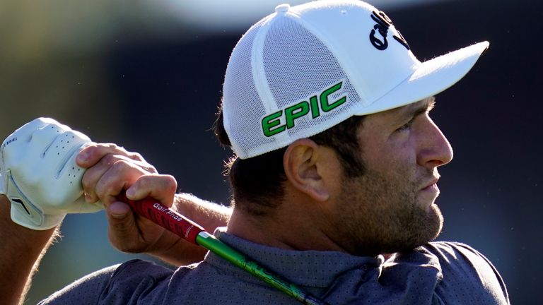 Jon Rahm posted his only photo of the first day at the final hole