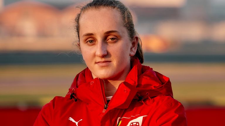 Maya Weug joins a Ferrari driver academy which has already delivered a number of youngsters to the F1 grid. Image @Scuderia Ferrari Press Office