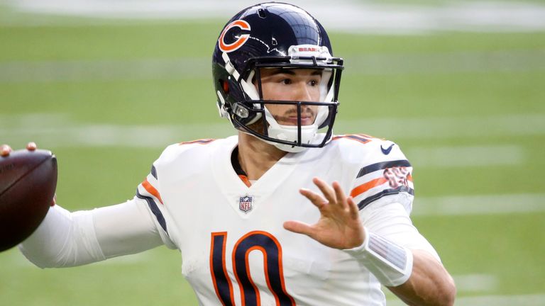 Chicago quarterback Mitchell Trubisky has failed to convince since being drafted No 2 overall in 2017