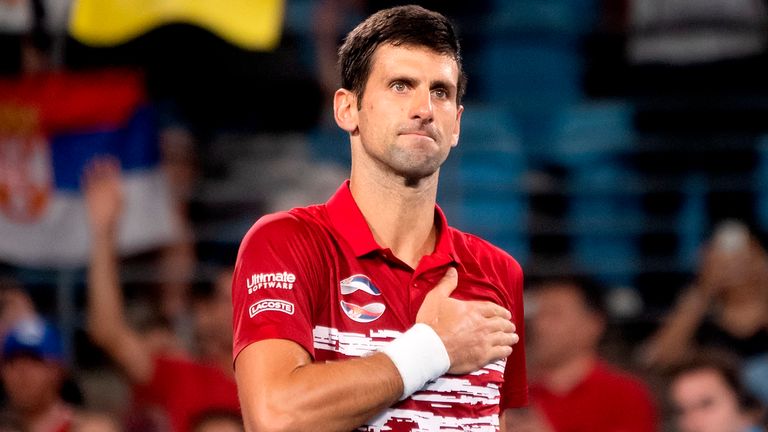 Novak Djokovic will lead Serbia at this year's ATP Cup in Melbourne