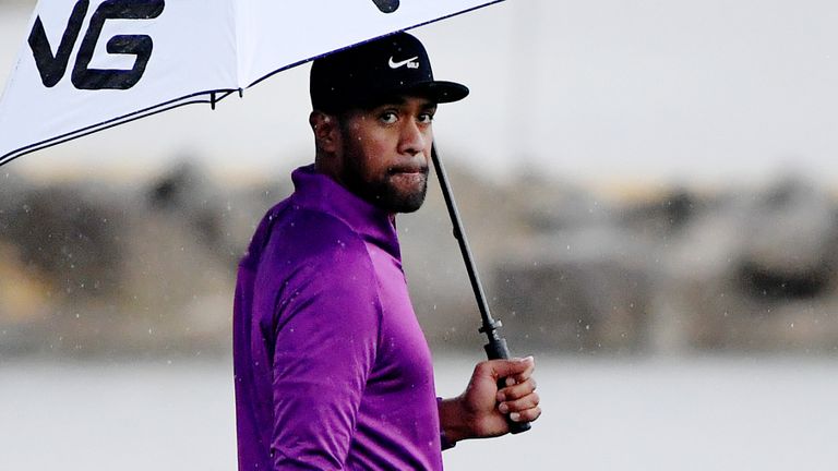 Finau bounced back from a double bog with three straight birdies
