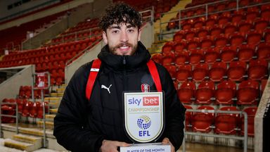 Matt Crooks has been named Sky Bet Championship Player of the Month for January