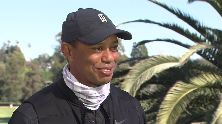 Tiger Woods reveals how his recovery from recent back surgery is going and discusses the next steps in his bid to return to competitive action. 