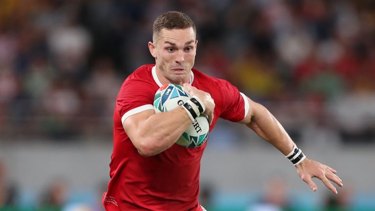 George North is will start at centre for Wales on Sunday