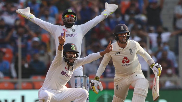 England have failed to reach 200 in their last five Test innings in India (Pic credit - BCCI)