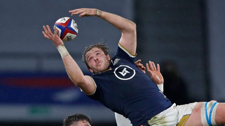 Scotland's Jonny Gray starts for the first time since March 2021