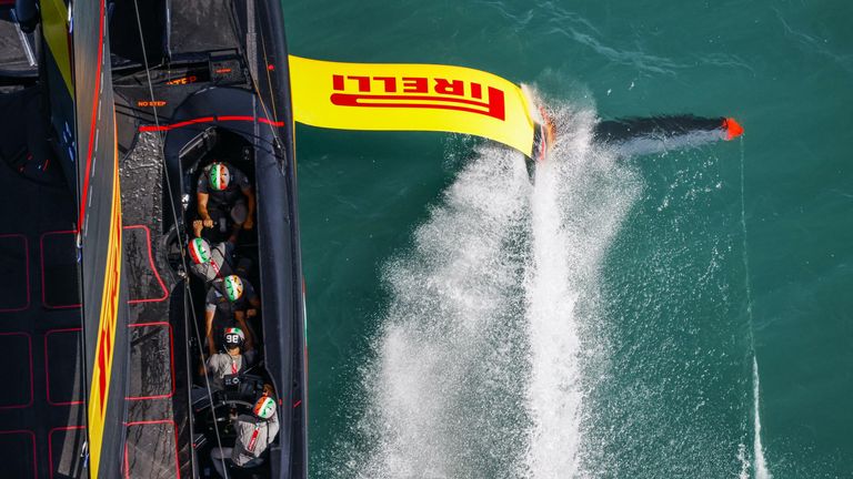 Luna Rossa Prada Pirelli will take to the water for the 36th America's Cup match on March 6 (Image - COR 36 | Studio Borlenghi)