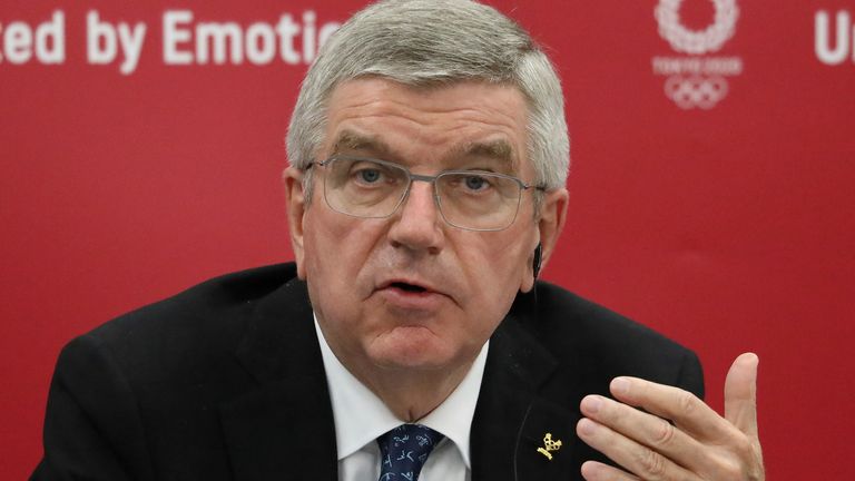 International Olympic Committee president Thomas Bach