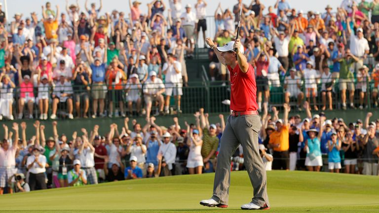 Rory McIlroy terminó ocho derrotando a David Lynn en la competencia de 2012 para ganar el segundo de los cuatro títulos principales.