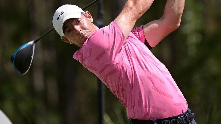 Rory McIlroy is just four off the lead going into the final round