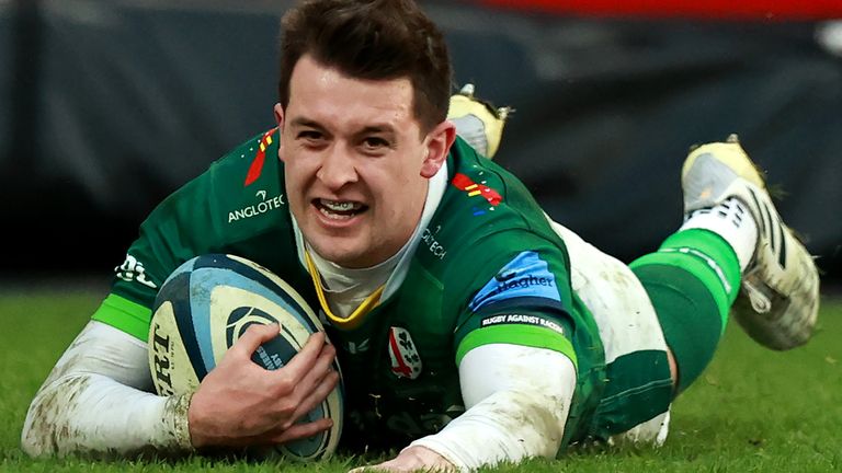 Tom Parton's late try helped London Irish snatch an unlikely draw