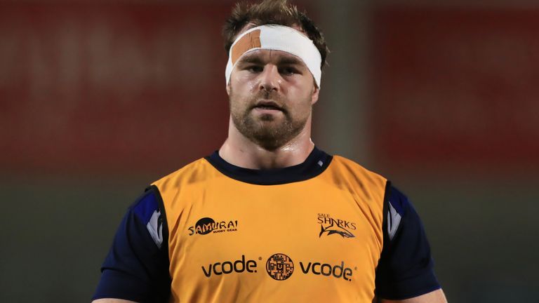 Sale Sharks prop WillGriff John is yet to make an appearance for Wales