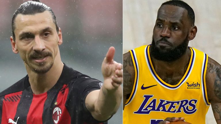 Zlatan Ibrahimovic has urged LA Lakers forward LeBron James and other sports stars should stay out of politics