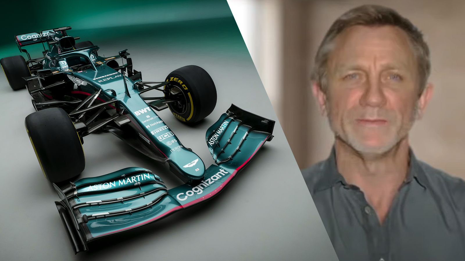 F1 news 2021, Aston Martin new car launch, James Bond, Tom Brady, Sebastian  Vettel, pictures, video