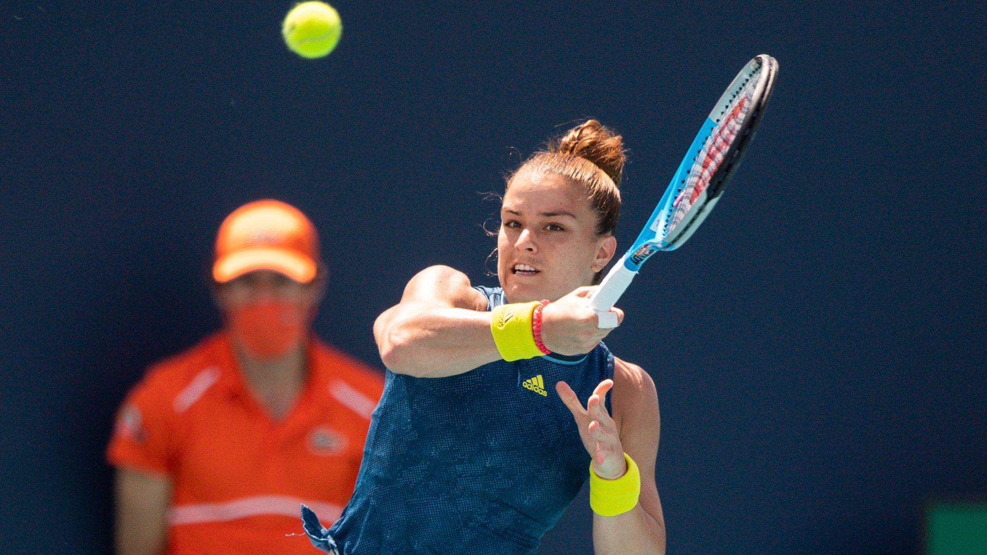 Sakkari ends Osaka's 23-match winning streak