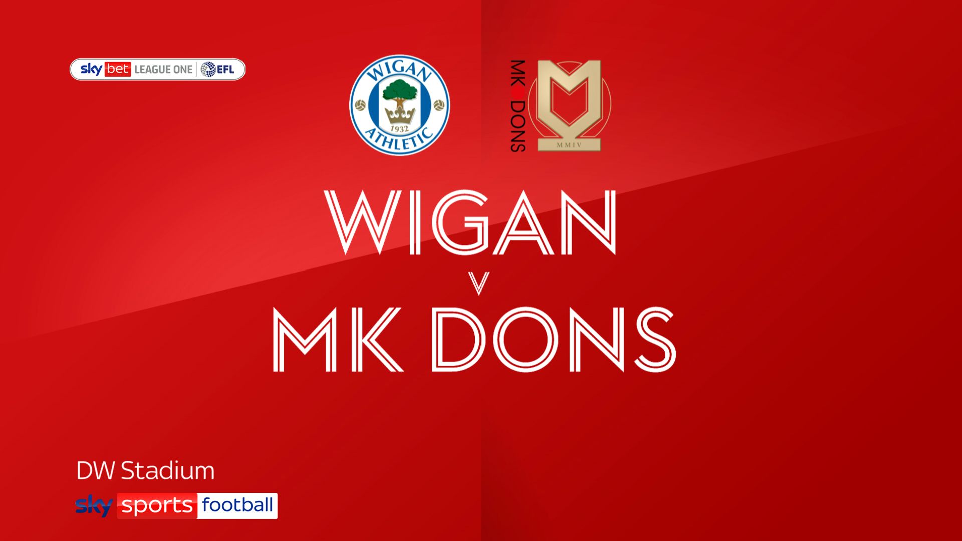 Struggling Wigan hit three past MK Dons