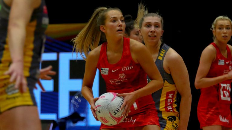 Mid-courter Dix and Sirens are in the middle of a double-header weekend against Wasps Netball and Team Bath