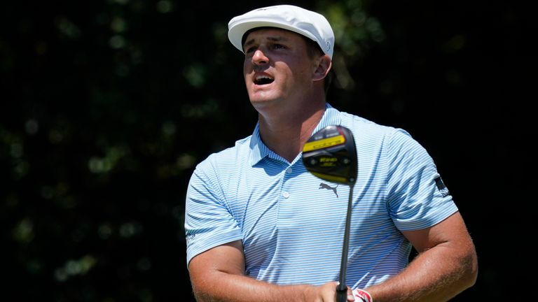 Bryson DeChambeau's new physique was on show in June