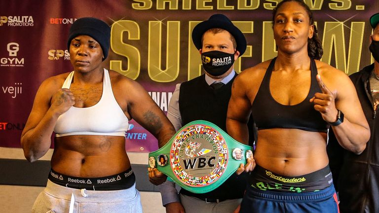 Danielle Perkins (R) has compared herself to Tyson Fury
