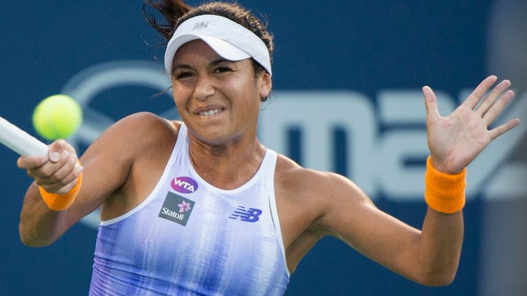 Heather Watson liderará al equipo británico como No. 2 (Graham Hughes / The Canadian Press vía AP)