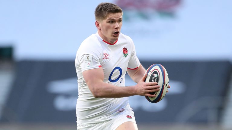 Owen Farrell finished with a 100 per cent kicking display off the tee 