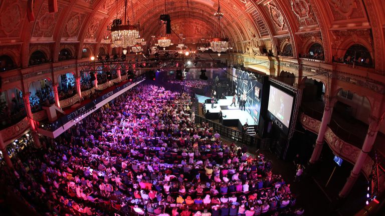 Winter Gardens in Blackpool is an iconic venue for players and fans