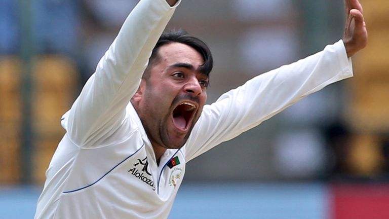 Rashid Khan took 11 wickets in the match as Afghanistan beat Zimbabwe to earn a 1-1 Test series draw