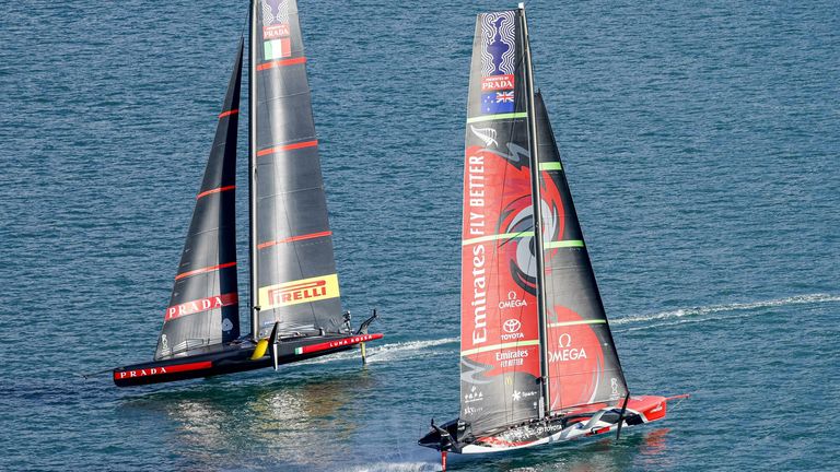 The America's Cup Match continues on Saturday with two more races (Image Credit: ACE | Studio Borlenghi)