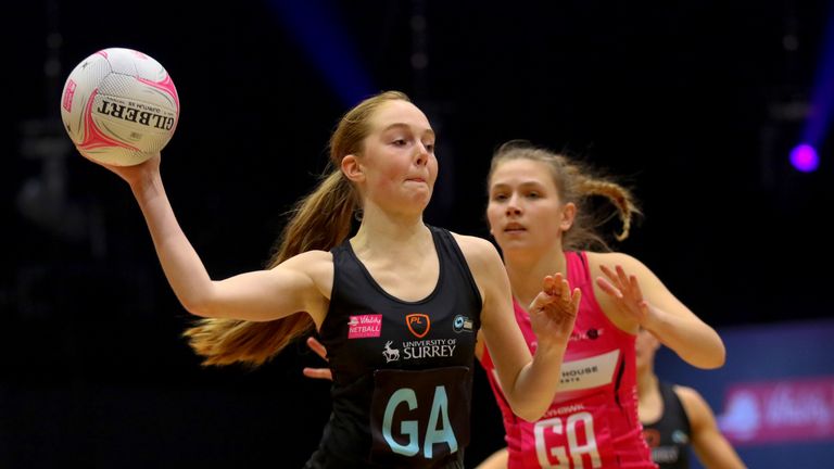 Surrey Storm's 16-year-old GA, Sophie Kelly, is in her first season with the franchise at Superleague level (Image Credit - Ben Lumley)