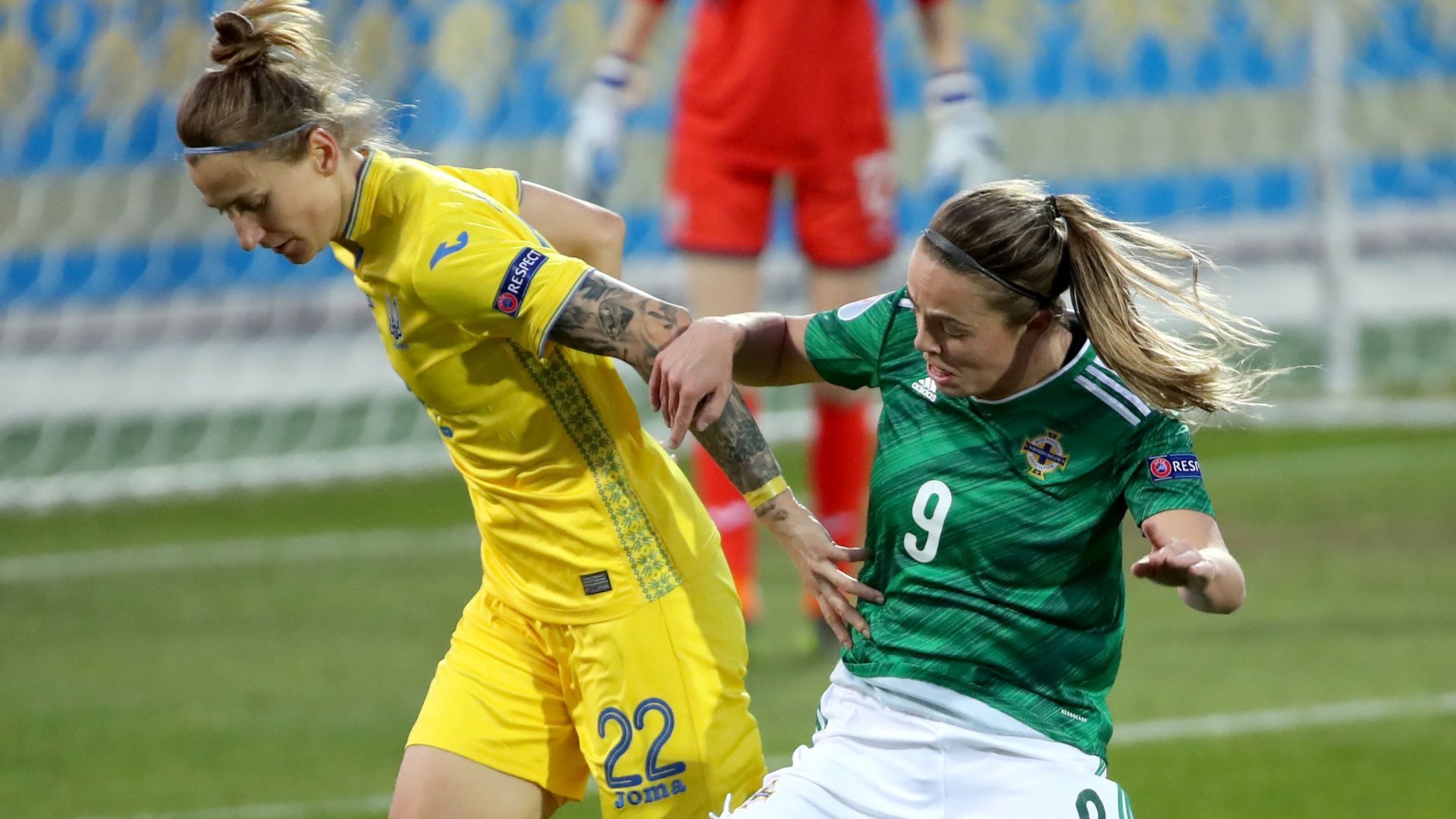N Ireland Women take first-leg lead in Euro 2022 play-off