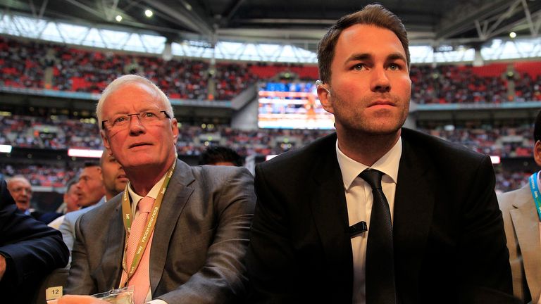 Eddie Hearn will take overall responsibility for the entire group from his father