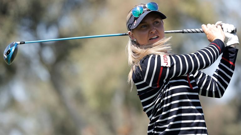 Charley Hull is seven shots off the pace with 18 holes remaining