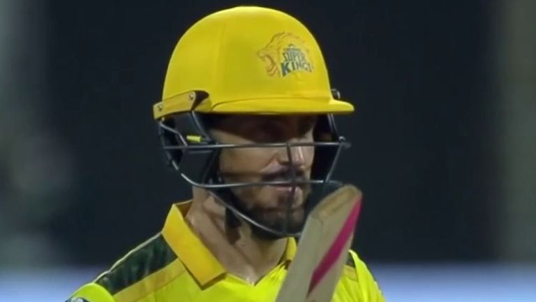 Faf du Plessis scored 95th for Chennai - one move missing from his best IPL