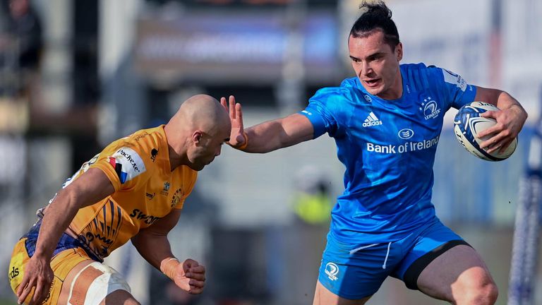 James Lowe got over for Leinster's first try as they responded quickly 