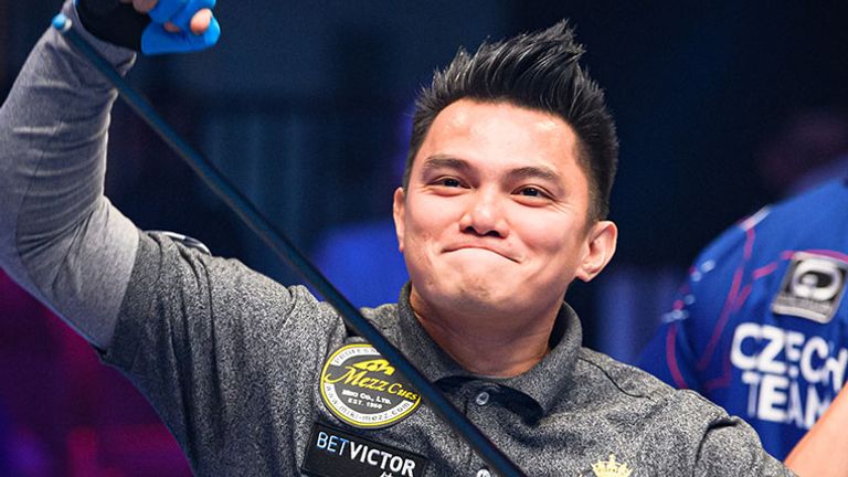 Jeff De Luna espère décrocher un quatrième titre pour les Philippines à la Coupe du monde de billard de cette année (Photo fournie par JP Parmentier / Matchroom Multi Sport)