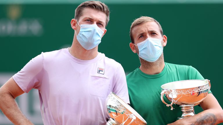 Neal Skupski and Dan Evans lost in the doubles final of the Monte Carlo Masters