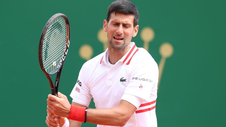 Djokovic ne disputait que son deuxième match depuis sa victoire à l'Open d'Australie en février