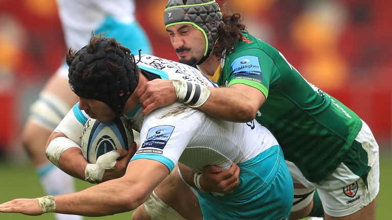 Blair Cowan captains London Irish at Franklin's Gardens