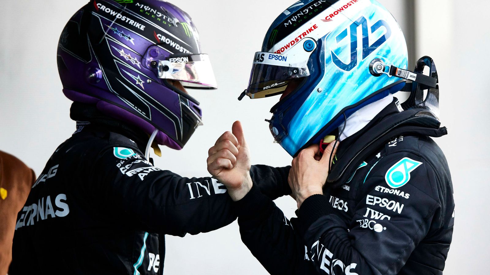 Valtteri Bottas and Lewis Hamilton play down Mercedes' Spanish GP late