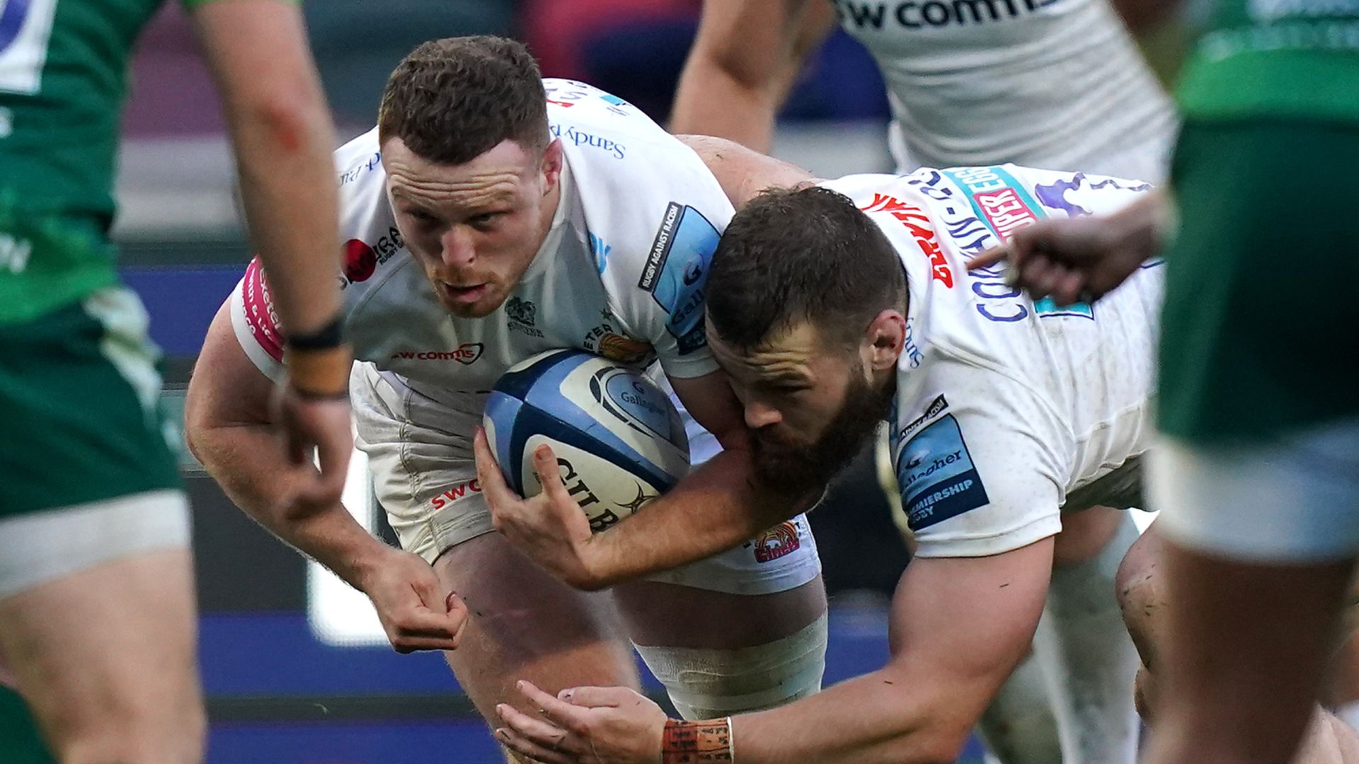 Simmonds treble breaks Prem record in win over Irish