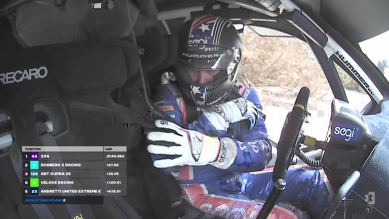Chip Ganassi driver Kyle Leduc was on course to help take the team to the top of the qualifying leader board in Senegal but a power failure resulted in 3 minutes being added to their time.