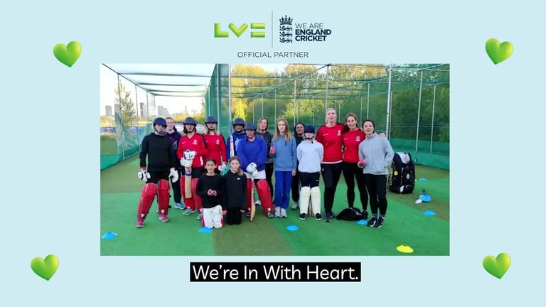 England players have joined up with recreational players, fans and LV= Insurance 'Cricket Champion' volunteers in a celebration of the game ahead of the international summer as part of the 'In With Heart Tour'