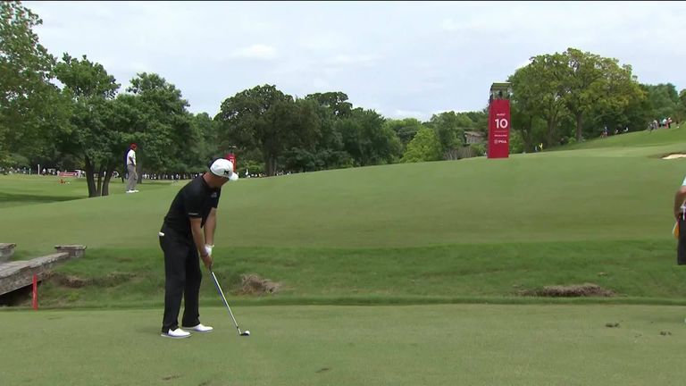 A look back at the best of the action from Alex Cejka's final round at the Senior PGA Championship, where the 50-year-old claimed a second successive senior major title.